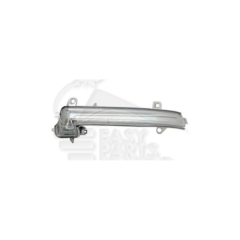 FEU DE RÉTROVISEUR GAUCHE BLANC LED pour BMW S3 GT F34