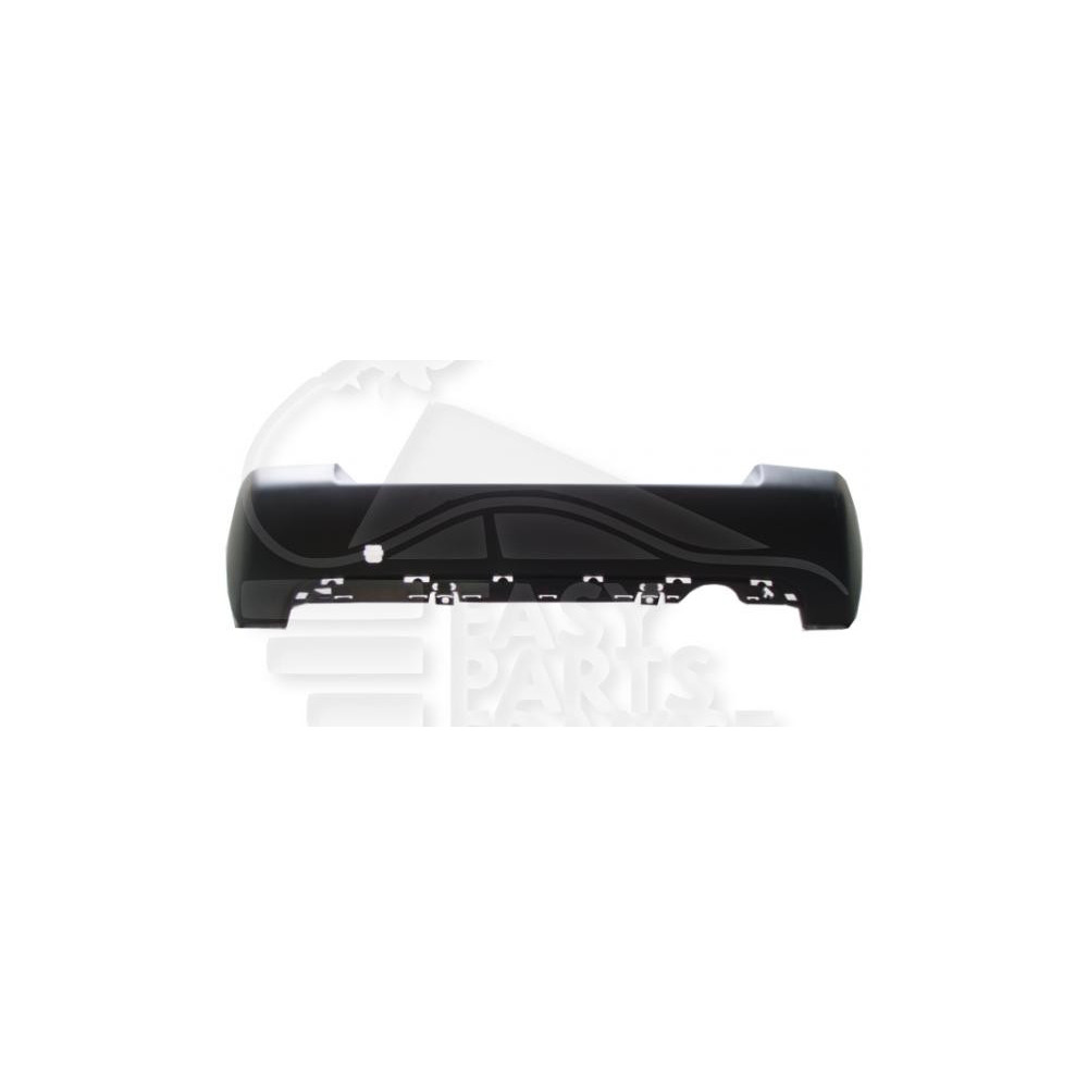 PARE-CHOC ARRIÈRE NOIR SANS PACKONTROL pour CITROEN C2