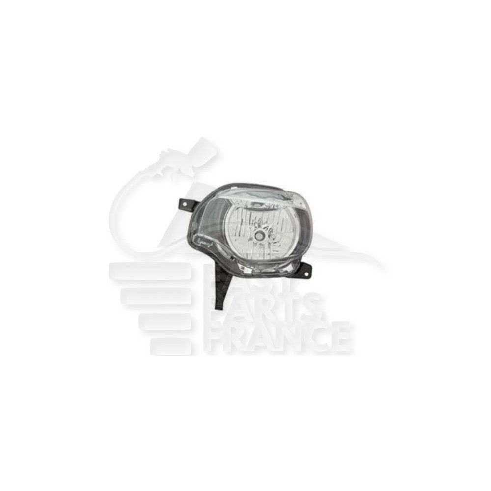 PHARE OPTIQUE GAUCHE H4 ÉLECTRIQUE SANS MOTEUR pour RENAULT TWINGO