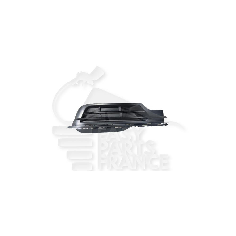 GRILLE DE PARE-CHOC AVANT-DROIT NOIRE AVEC EMPLACEMENT MOULURE CHROMEE pour VOLKSWAGEN ARTEON
