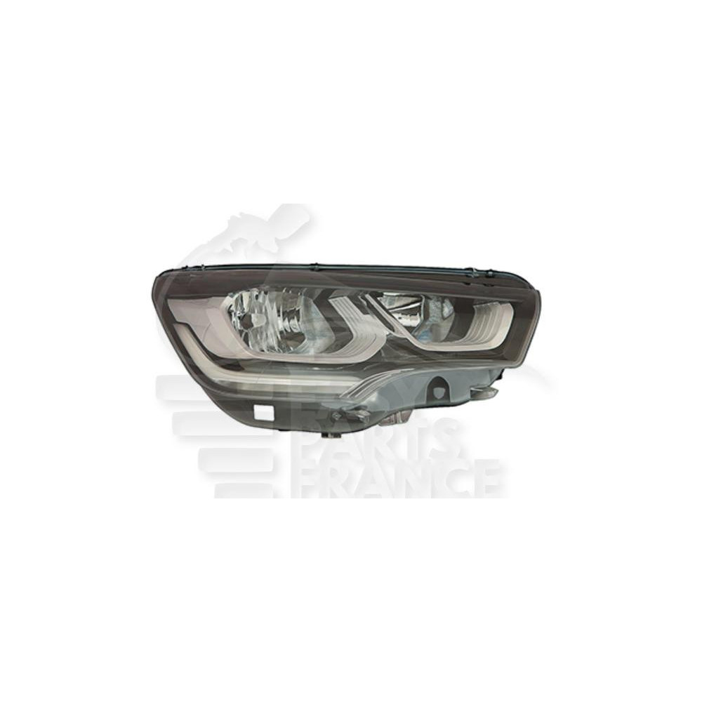 PHARE OPTIQUE DROIT H7+H7 ÉLECTRIQUE AVEC MOTEUR FEU DE JOUR LED pour CITROEN C4