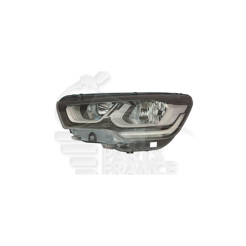 PHARE OPTIQUE GAUCHE H7+H7 H1+H7 ÉLECTRIQUE AVEC MOTEUR FEU DE JOUR LED pour CITROEN C4