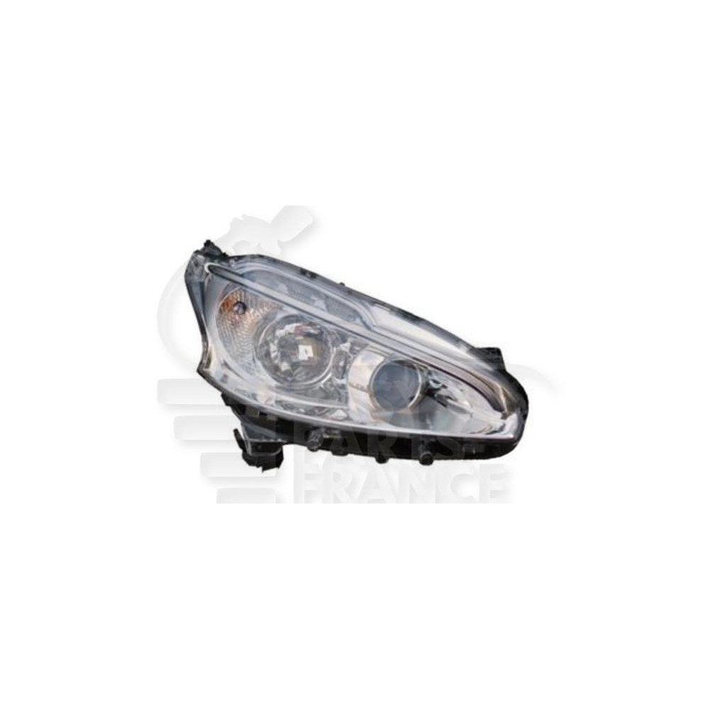 PHARE OPTIQUE DROIT H7+H7 ÉLECTRIQUE SANS MOTEUR et FEU DE JOUR LED pour PEUGEOT 208