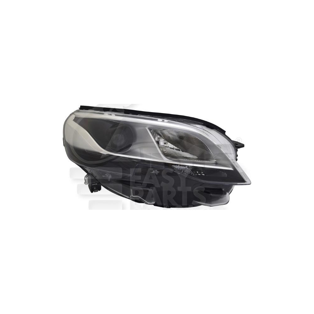 PHARE OPTIQUE DROIT DS8+H1 ÉLECTRIQUE AVEC MOTEUR et FEU DE JOUR LED pour PEUGEOT EXPERT