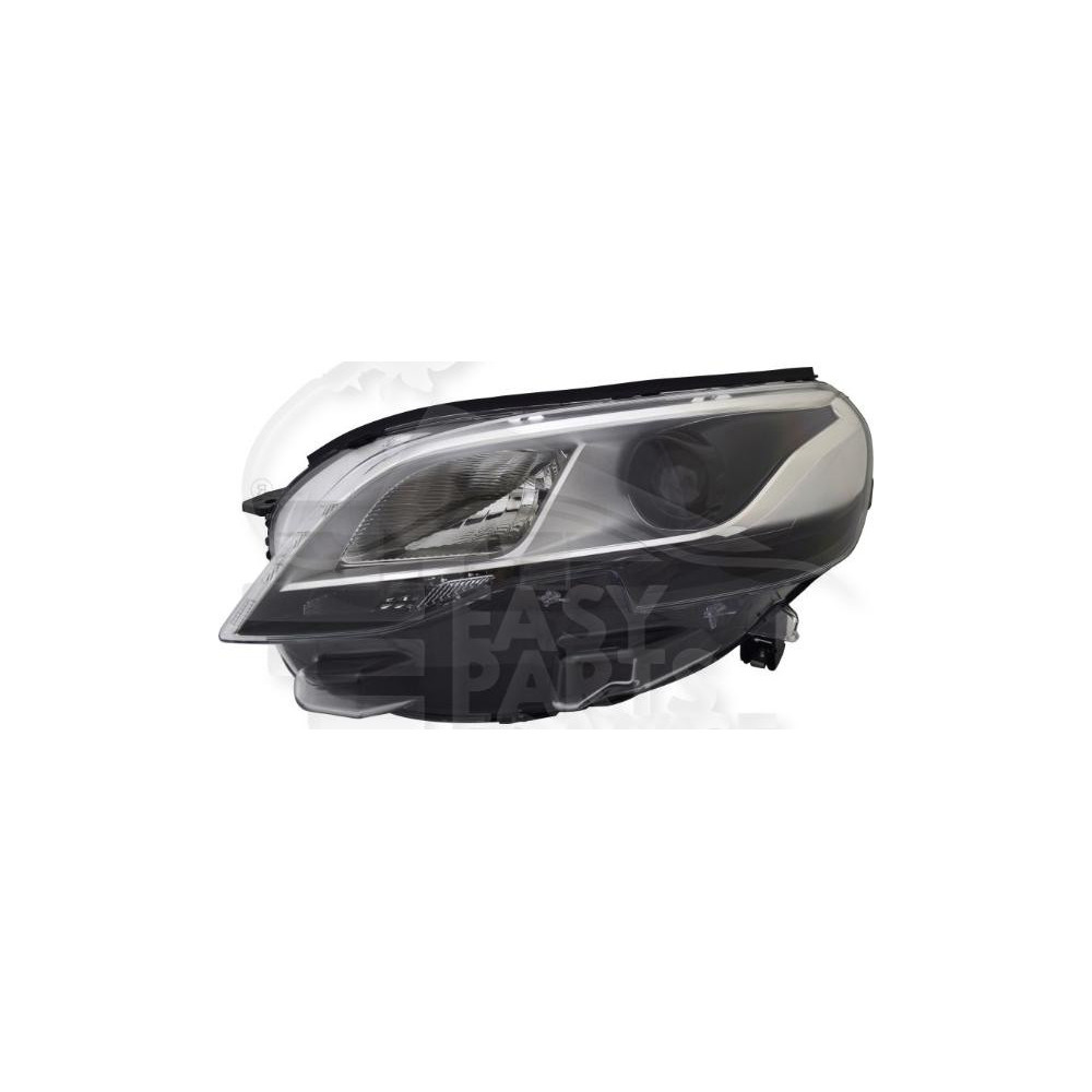 PHARE OPTIQUE GAUCHE DS8+H1 ÉLECTRIQUE AVEC MOTEUR et FEU DE JOUR LED pour PEUGEOT EXPERT
