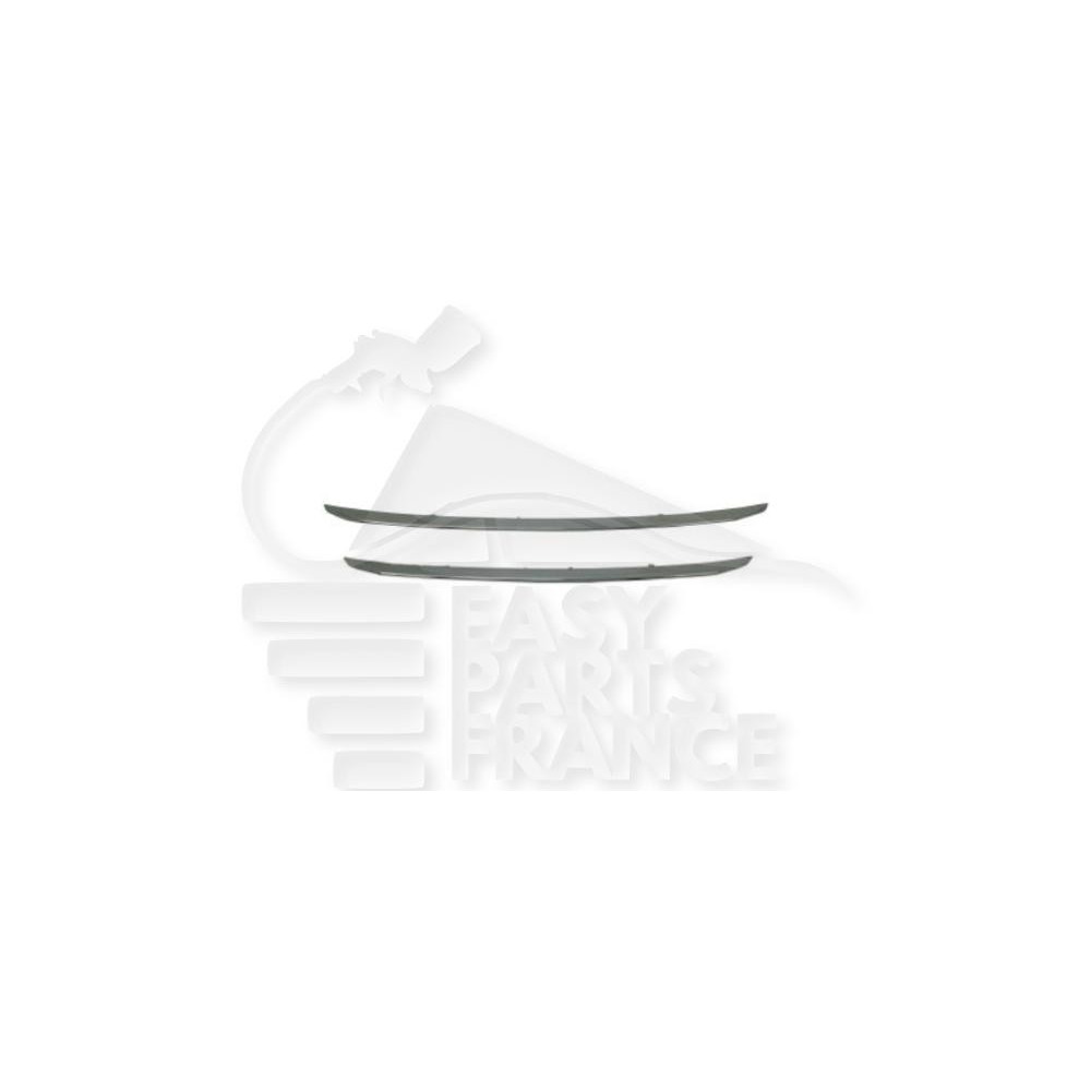 MOULURE DE GRILLE DE CALANDRE CHROMEE ( 2 PIECES ) pour PEUGEOT 2008