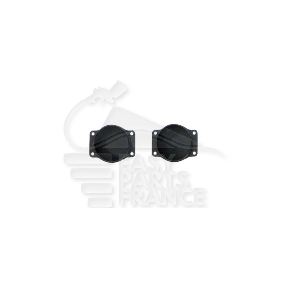 CACHE ANTI-BROUILLARD AVANT-DROIT/AVANT-GAUCHE NOIR pour RENAULT SENIC