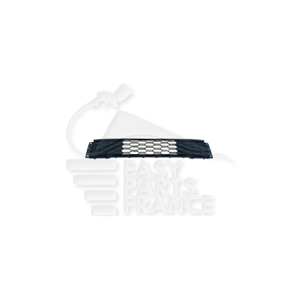 GRILLE DE PARE-CHOC AVANT CENTRALE NOIRE SAUF REGULATEUR DE VITESSE pour SKODA FABIA