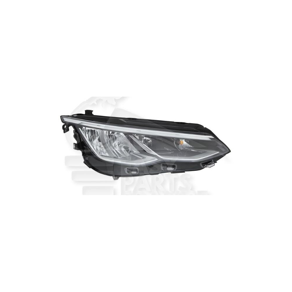 PHARE OPTIQUE DROIT LED AVEC MOTEUR et FEU DE JOUR pour VOLKSWAGEN GOLF
