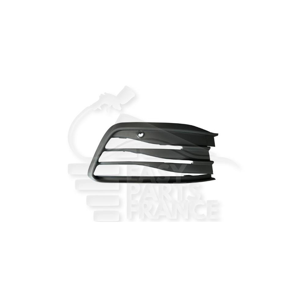 GRILLE DE PARE-CHOC AVANT-DROIT NOIRE et TROU CAPTEUR pour VOLKSWAGEN GOLF