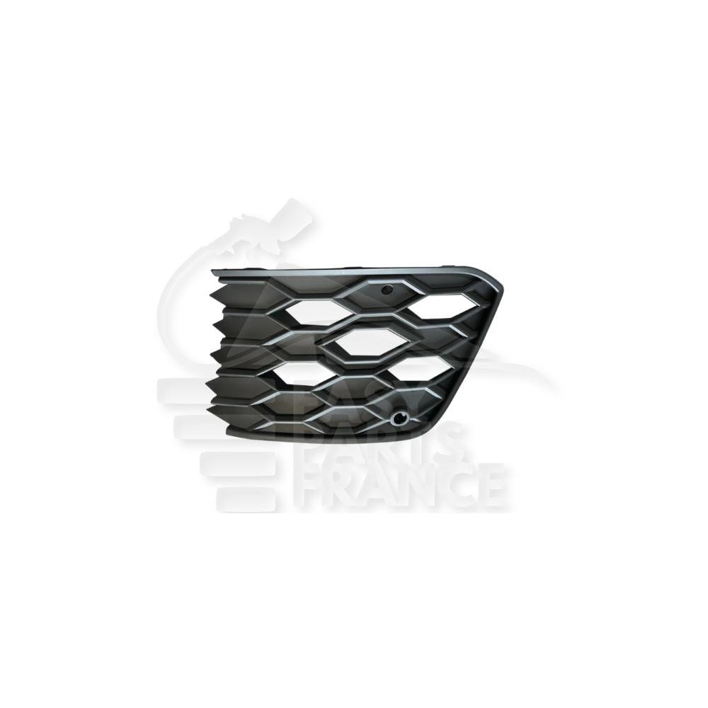 GRILLE DE PARE-CHOC AVANT-DROIT NOIRE AVEC PACKONTROL pour VOLKSWAGEN GOLF