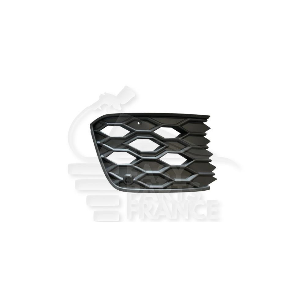 GRILLE DE PARE-CHOC AVANT-GAUCHE NOIRE AVEC PACKONTROL pour VOLKSWAGEN GOLF