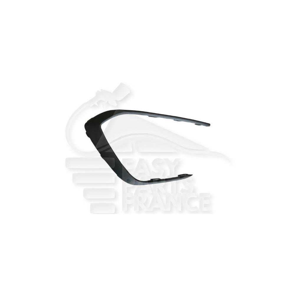 MOULURE DE PARE-CHOC AVANT-GAUCHE NOIRE pour VOLKSWAGEN GOLF