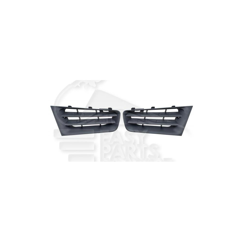JEU DE GRILLE DE CALANDRE D/GAUCHE NOIRE pour RENAULT MEGANE