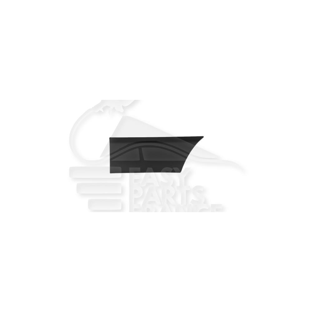 MOULURE NOIRE AILE ARRIÈRE-GAUCHE - AVANT SANS TROU FEU DE POSITION - MOYEN pour RENAULT MASTER