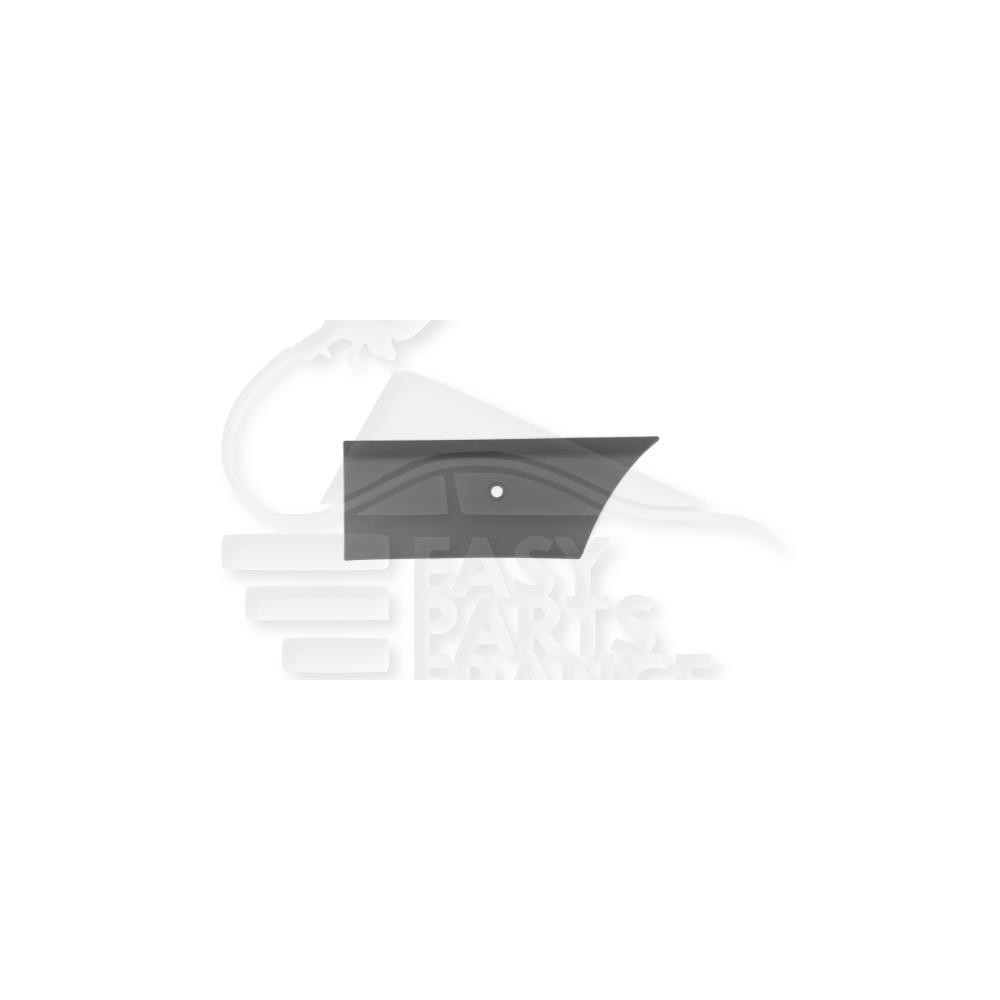 MOULURE NOIRE AILE ARRIÈRE-GAUCHE - AVANT AVEC EMPLACEMENT CAPTEUR ANGLE MORT - MOYEN pour RENAULT MASTER