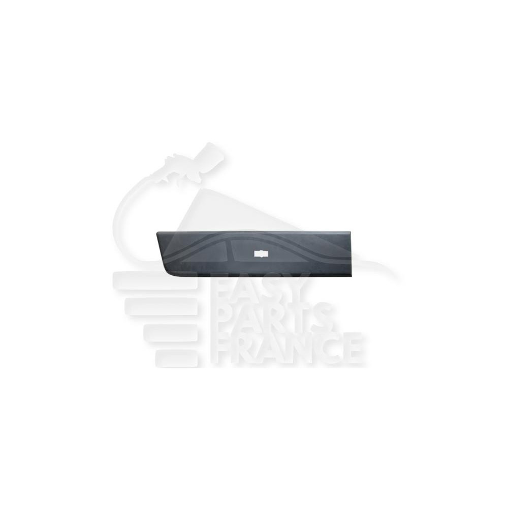 MOULURE LATÉRAL ARRIÈRE-DROIT AVEC TROU FEU DE POSITION - EXTRA LONG NOIRE pour PEUGEOT BOXER