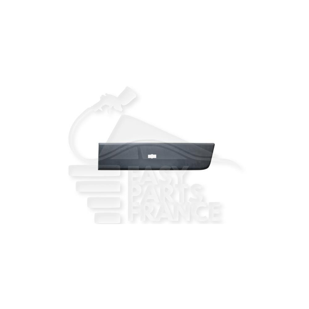 MOULURE LATÉRAL ARRIÈRE-GAUCHE AVEC TROU FEU DE POSITION - EXTRA LONG NOIRE pour PEUGEOT BOXER