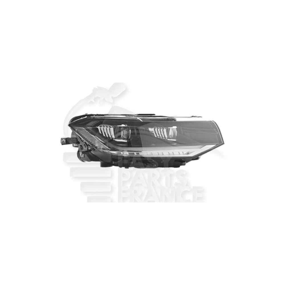 PHARE OPTIQUE DROIT LED ÉLECTRIQUE AVEC MOTEUR pour VOLKSWAGEN T-CROSS