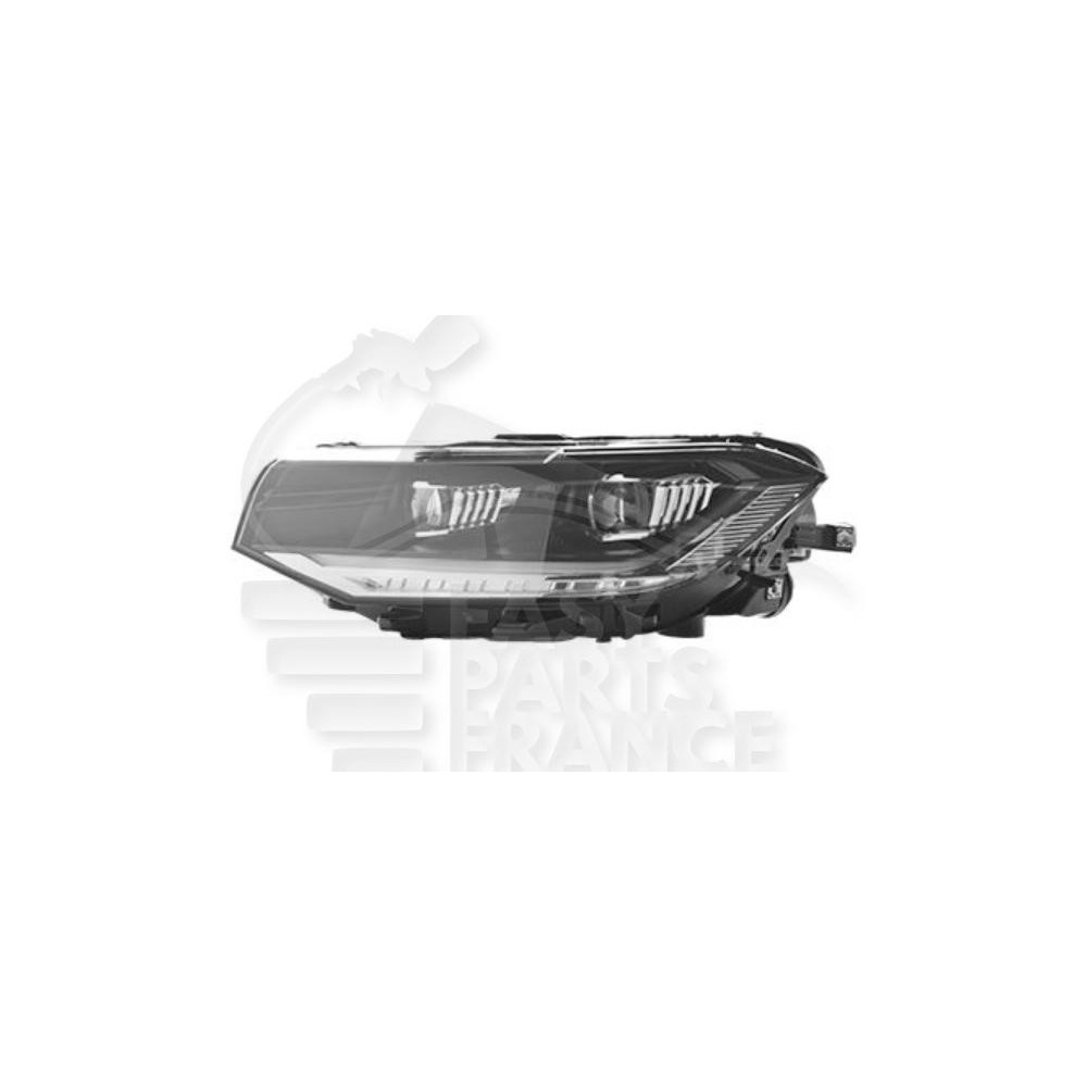 PHARE OPTIQUE GAUCHE LED ÉLECTRIQUE AVEC MOTEUR pour VOLKSWAGEN T-CROSS