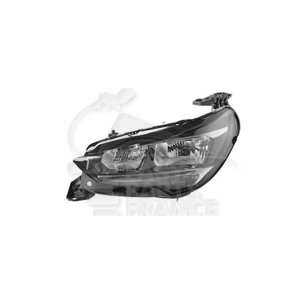 PHARE OPTIQUE GAUCHE H7+H15 ÉLECTRIQUE AVEC MOTEUR et FEU DE JOUR LED pour OPEL CORSA