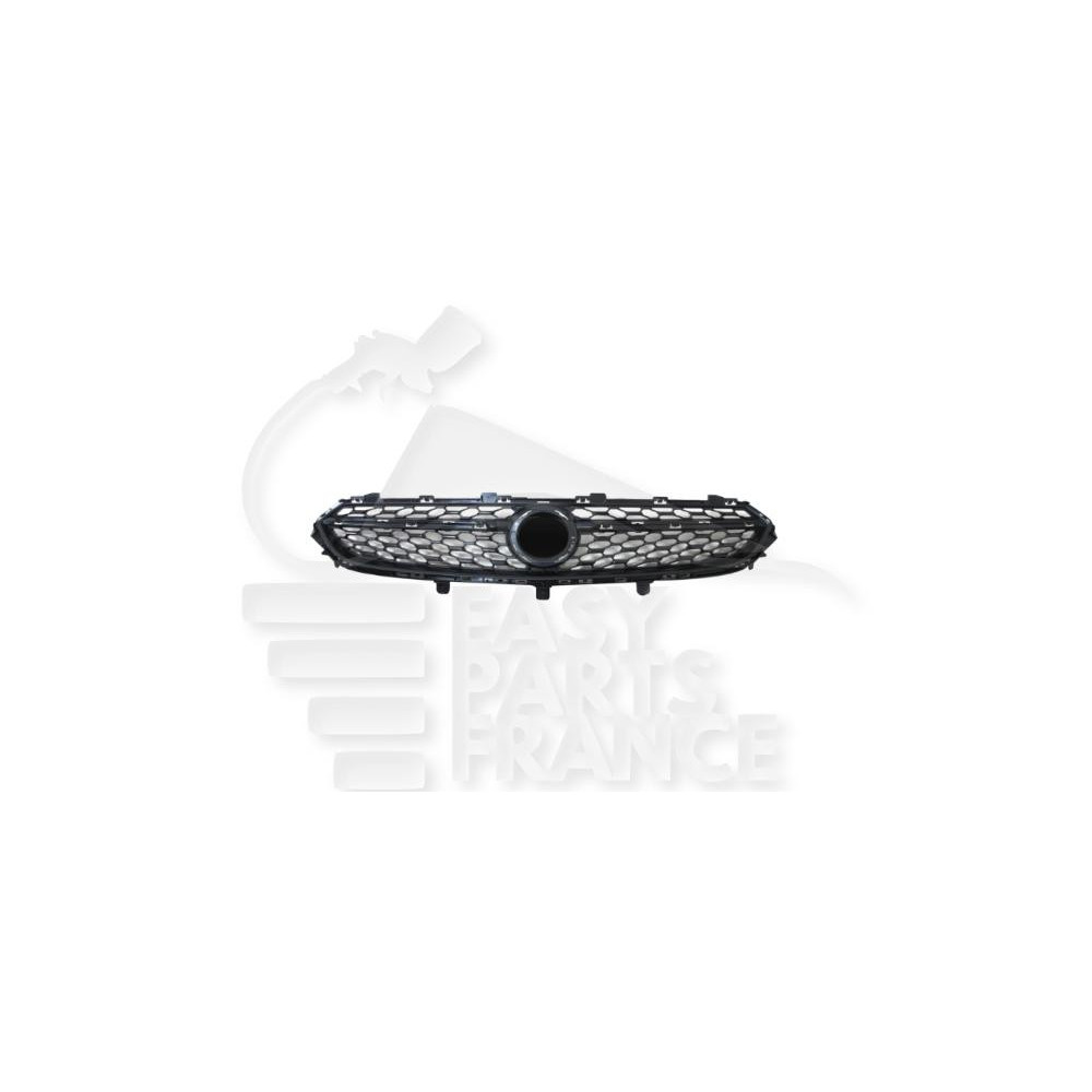 GRILLE DE CALANDRE NOIRE AVEC EMPLACEMENT MOULURES pour OPEL CORSA