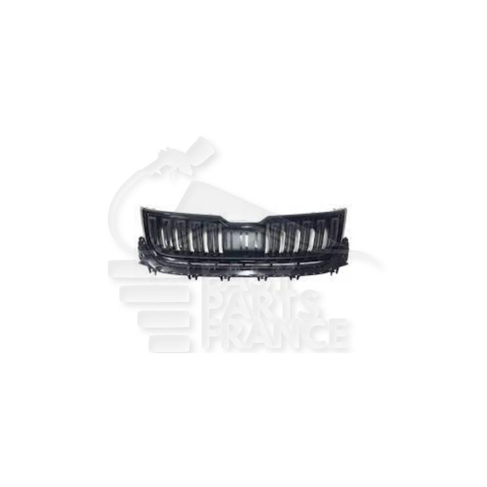 GRILLE DE CALANDRE NOIRE AVEC MOULURE CHROMEE pour SKODA KODIAQ