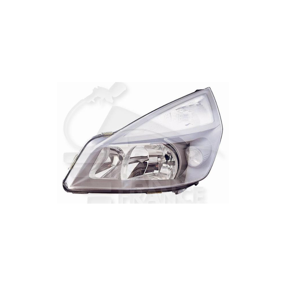 PHARE OPTIQUE GAUCHE H7+H3 ÉLECTRIQUE SANS MOTEUR pour RENAULT ESPACE