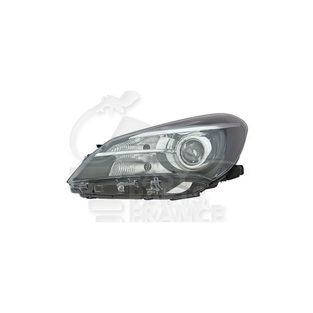PHARE OPTIQUE GAUCHE HIR2 ÉLECTRIQUE SANS MOTEUR FOND NOIR pour TOYOTA YARIS