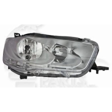 PHARE OPTIQUE DROIT H7+H1 ÉLECTRIQUE SANS MOTEUR pour CITROEN ELYSEE