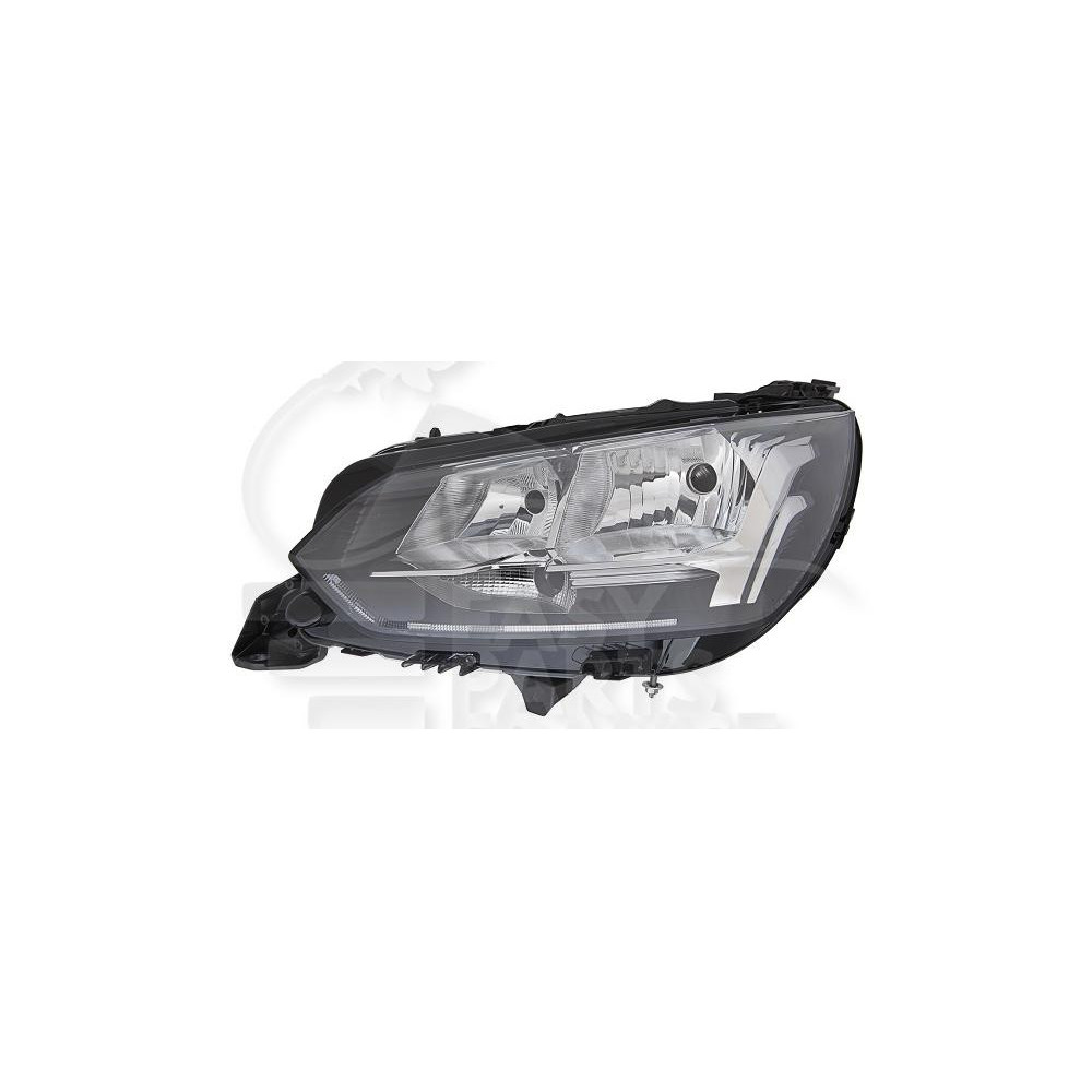 PHARE OPTIQUE GAUCHE H18+H9 ÉLECTRIQUE SANS MOTEUR pour PEUGEOT 2008