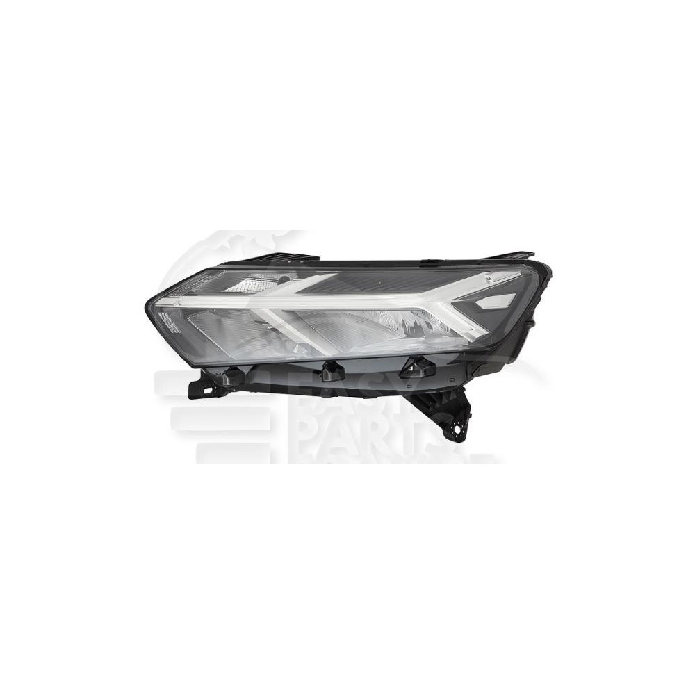 PHARE OPTIQUE GAUCHE H7 ÉLECTRIQUE AVEC MOTEUR et FEU DE JOUR LED pour DACIA SANDERO