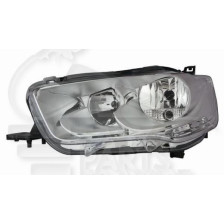 PHARE OPTIQUE GAUCHE H7+H1 ÉLECTRIQUE SANS MOTEUR pour CITROEN ELYSEE