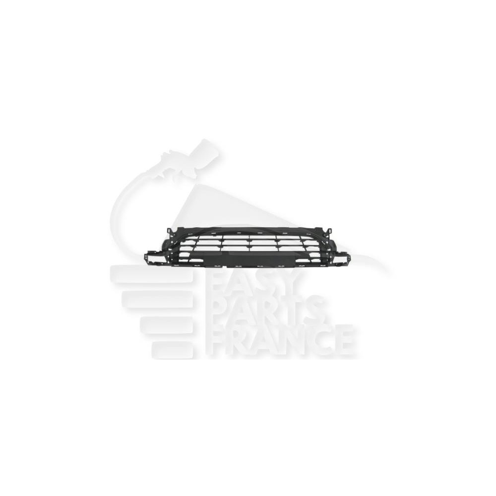 GRILLE DE PARE-CHOC AVANT CENTRALE INFÉRIEUR NOIRE pour RENAULT CLIO