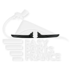 MOULURE DE PARE-CHOC AVANT-DROIT/AVANT-GAUCHE NOIRE pour RENAULT CLIO