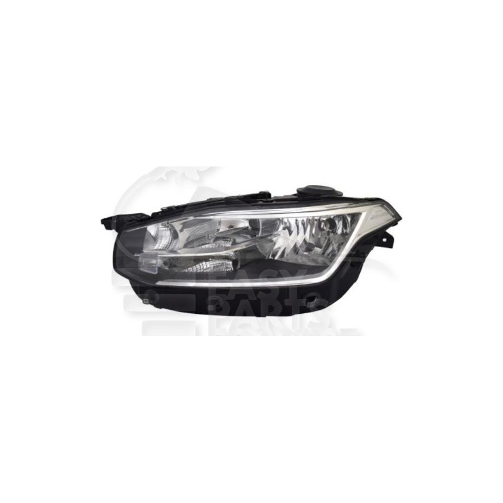 PHARE OPTIQUE GAUCHE H7+H9 ÉLECTRIQUE AVEC MOTEUR et FEU DE JOUR LED pour VOLVO XC 90