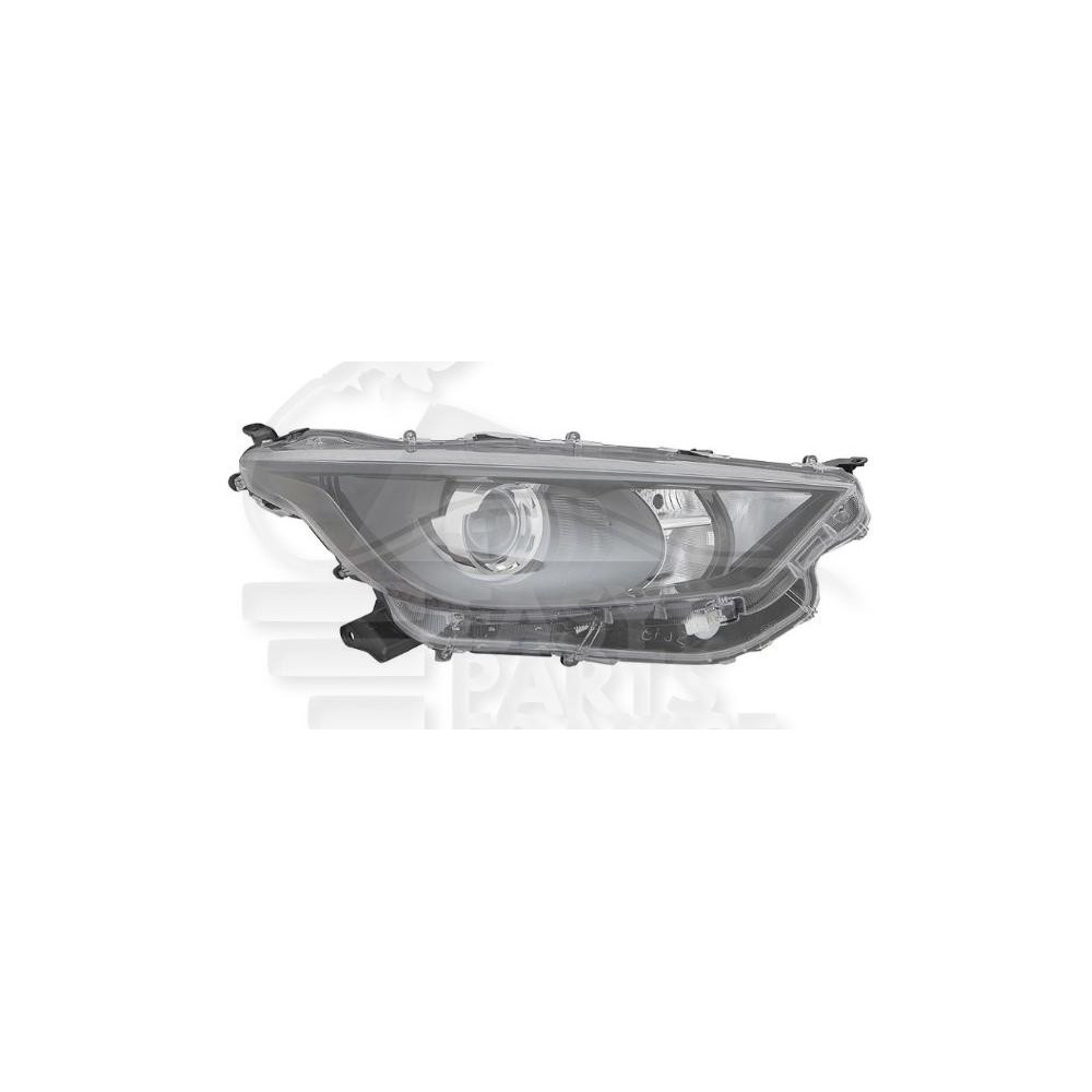PHARE OPTIQUE DROIT HIR2-WY21W ÉLECTRIQUE SANS MOTEUR et FEU DE JOUR LED pour TOYOTA YARIS