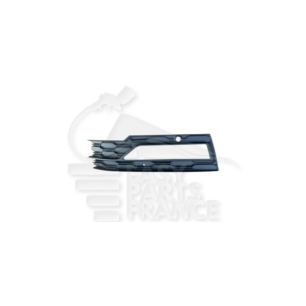 GRILLE DE PARE-CHOC AVANT-GAUCHE NOIRE AVEC EMPLACEMENT ANTI-BROUILLARD pour SKODA OCTAVIA