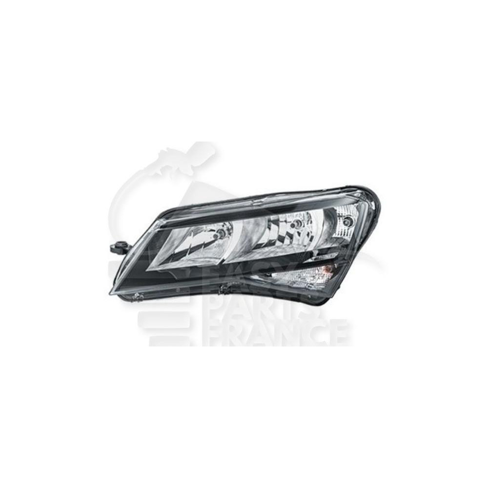 PHARE OPTIQUE GAUCHE H7+H7 ÉLECTRIQUE AVEC MOTEUR pour SKODA SUPERB
