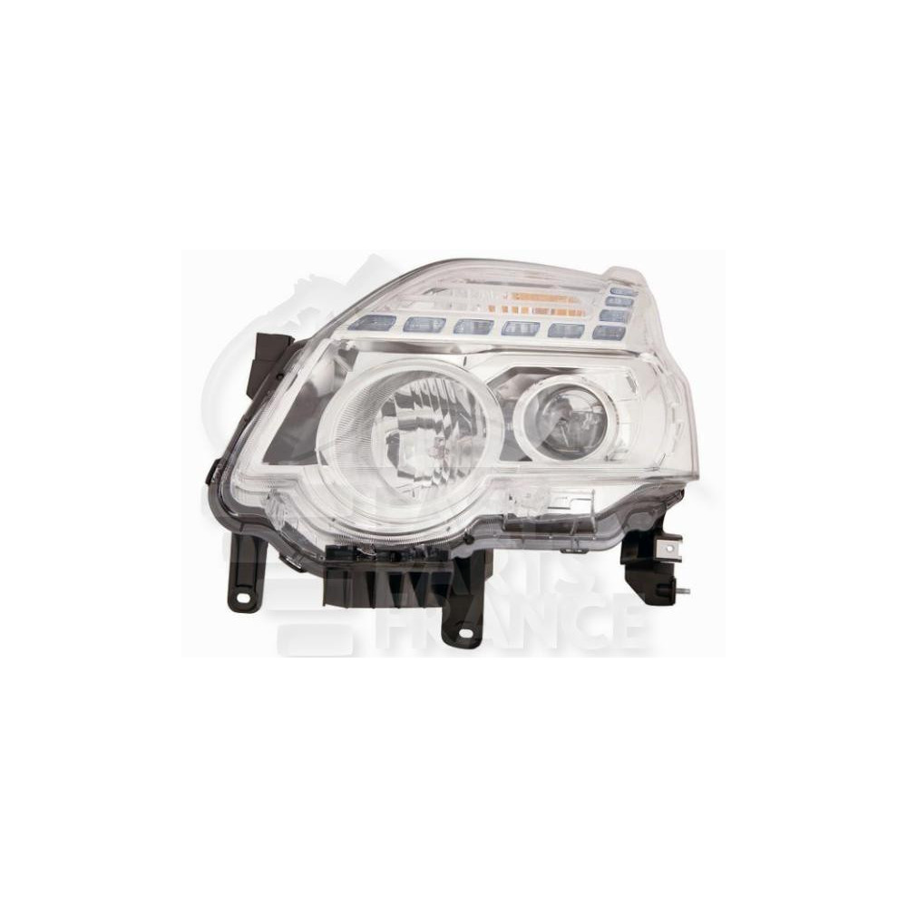 PHARE OPTIQUE GAUCHE H11+H1 ÉLECTRIQUE SANS MOTEUR pour NISSAN X TRAIL