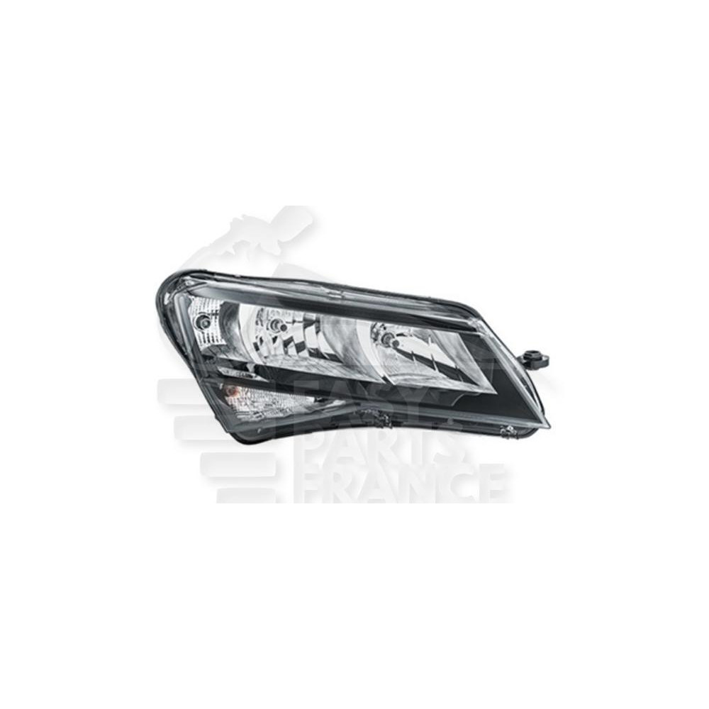 PHARE OPTIQUE DROIT H7+H7 ÉLECTRIQUE AVEC MOTEUR pour SKODA SUPERB