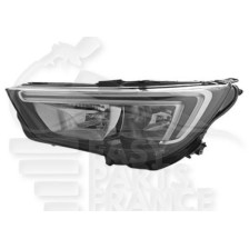PHARE OPTIQUE GAUCHE H7+H7 ÉLECTRIQUE AVEC MOTEUR et FEU DE JOUR LED pour OPEL CROSSLAND X