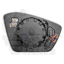 GLACE DE RÉTROVISEUR GAUCHE CHAUFFANT et DÉTECT. ANGLE MORT 4 PINS pour SKODA SUPERB