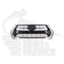GRILLE DE CALANDRE NOIRE A/MOULURES CHROMEES 