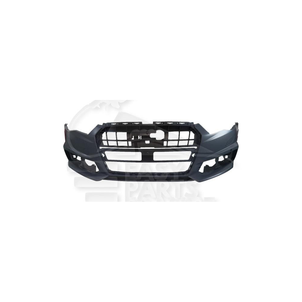 PARE-CHOC AVANT A PEINDRE AVEC LAVE PHARE et PACKONTROL et MARQUES PARK ASSIST pour AUDI A6