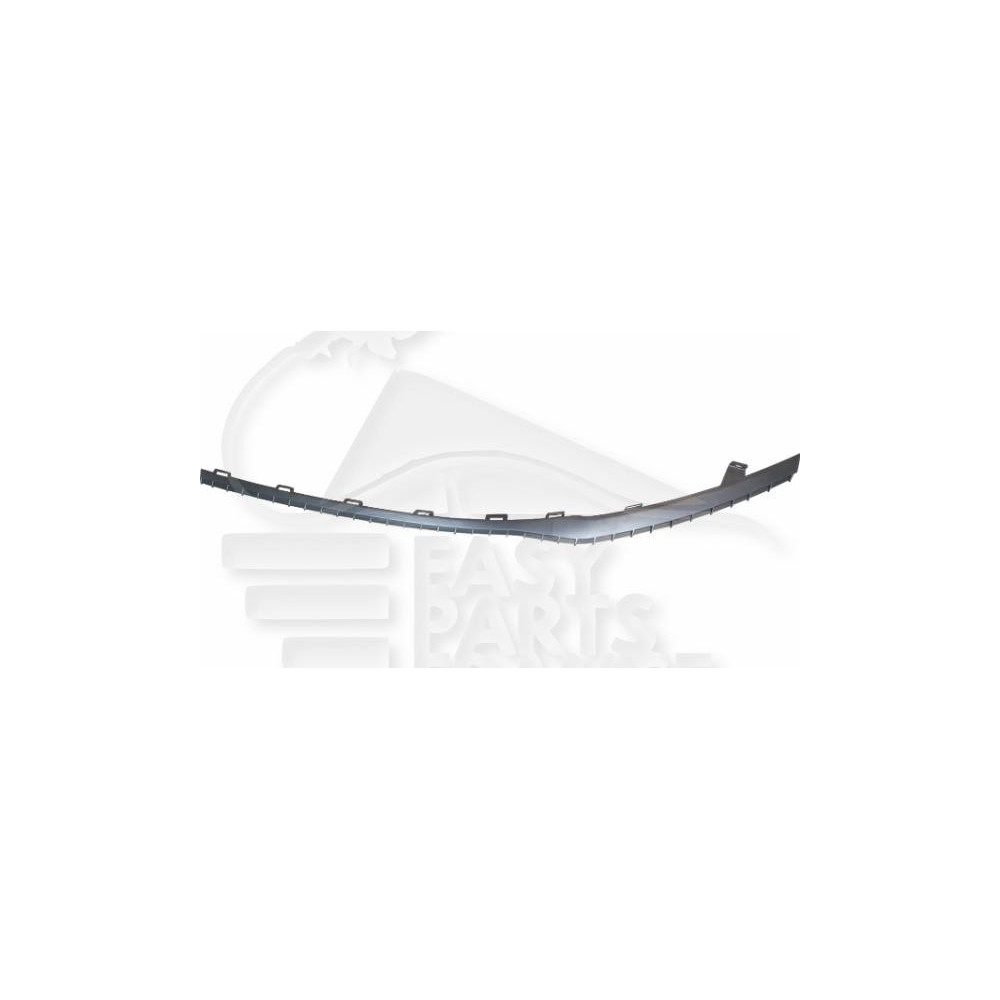 MOULURE DE PARE-CHOC AVANT-GAUCHE NOIRE pour AUDI A7