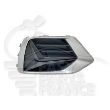 GRILLE DE PC AVD NOIRE A/MOULURE GRISE 