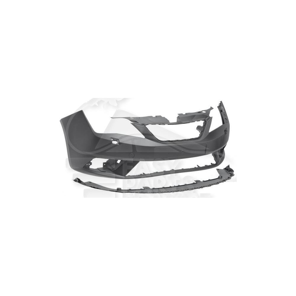 PARE-CHOC AVANT A PEINDRE AVEC LAVE PHARE AVEC SPOILER pour SEAT IBIZA