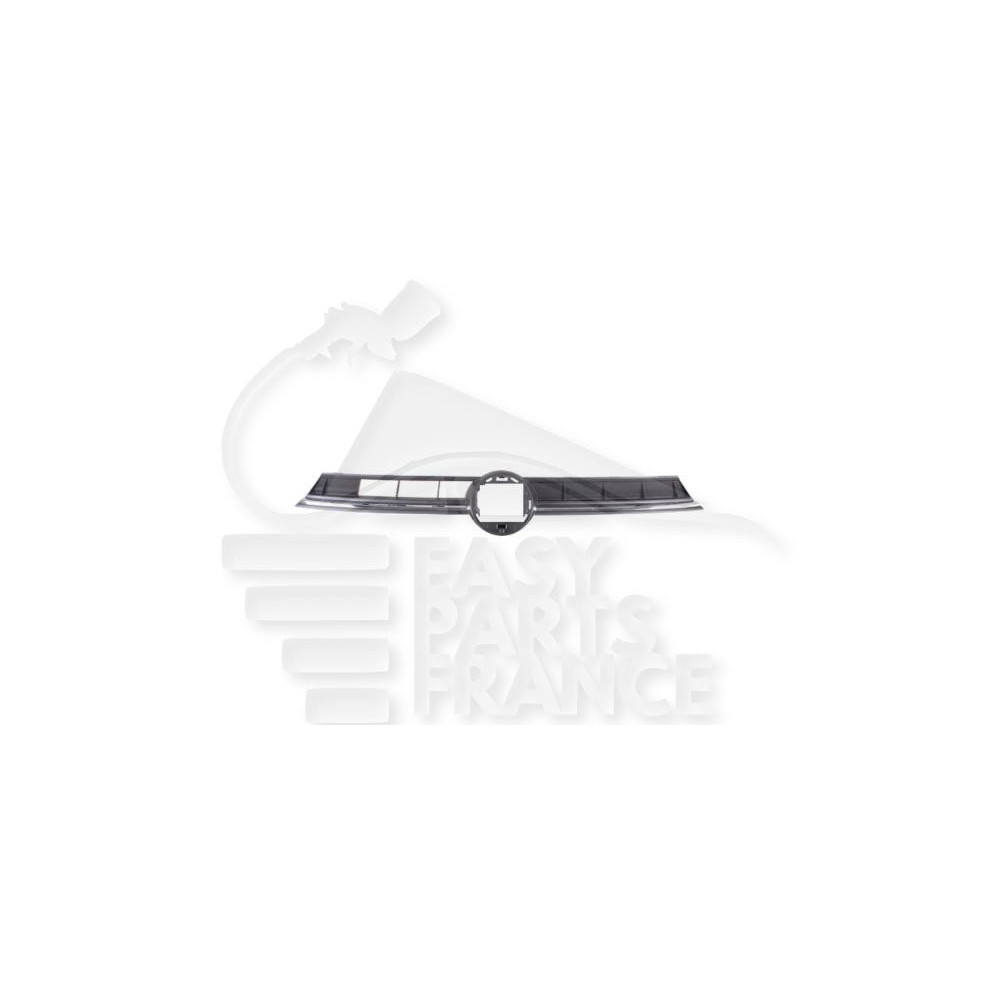 GRILLE DE CALANDRE NOIRE AVEC MOULURE CHROMEE pour VOLKSWAGEN POLO