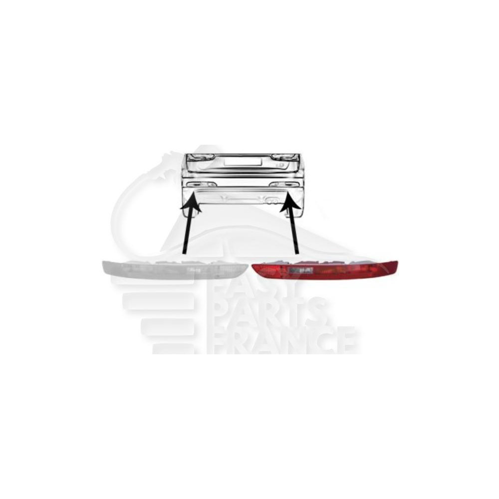 FEU DE BROUILLARD et FEU DE RECUL ARRIÈRE-DROIT pour AUDI Q3